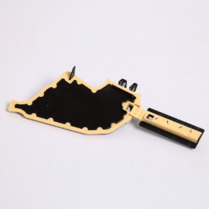 Tweekleurig kunststof onderdeel